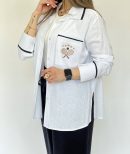 شومیز جیب گلدوزی