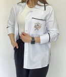 شومیز جیب گلدوزی