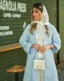 مانتو بلند یقه شال
