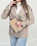 بارانی دو یقه آمور/فیلی