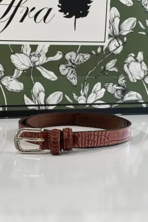 کمربند چرم طبیعی