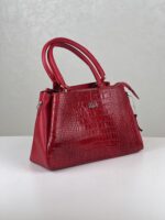 کیف چرم طبیعی/ قرمز - تصویر 3