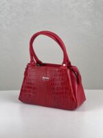کیف چرم طبیعی/ قرمز - تصویر 4