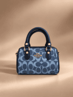 کیف صندوقی/ COACH آبی