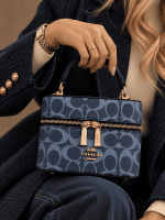 کیف نگین/ coach آبی