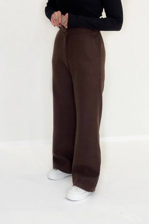 شلوار فوتر کد 800 - قهوه ای, (44/46)