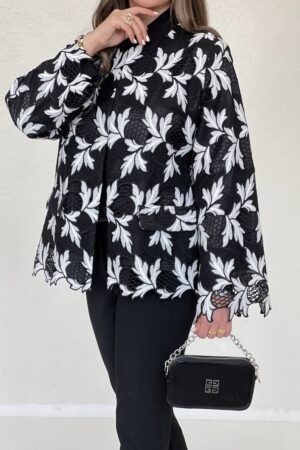 کت قلاب بافی زنانه نهال